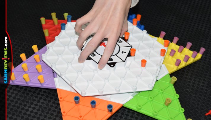 We've all played Chinese Checkers at some point. I'll bet you've never played a version where the board rotates every turn! This one is called "Orient"! - SahmReviews.com