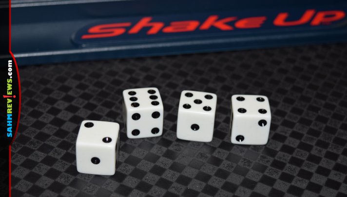 We thought Shake Up was going to be an earthquake-themed game. Instead, the only shaking is of the dice! Check out this 90's board game we found at thrift! - SahmReviews.com