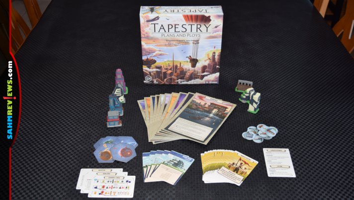 Tapestry board game from Stonemaier Games is an elegant intersection of simplicity and complexity. The new expansion makes it even better! - SahmReviews.com