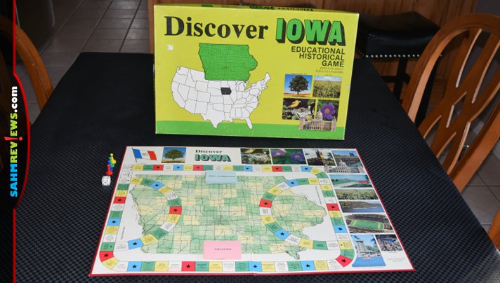 This makes two weeks in a row we couldn't resist an educational game at thrift. Since Discover Iowa was about our state, we couldn't pass it up! - SahmReviews.com