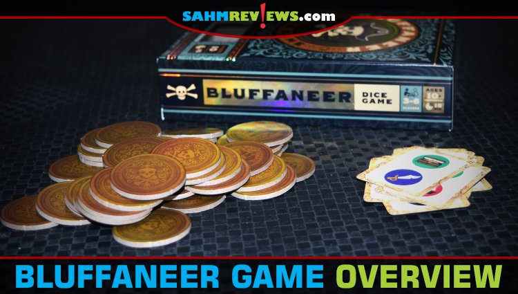Bluffaneer by Big G Creative is another game that will test your ability to lie. If you think you're the best bluffer, try to win a copy for yourself! - SahmReviews.com