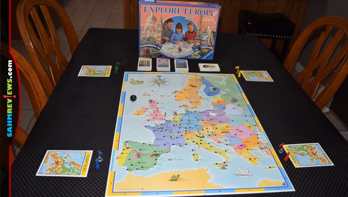 Similar to Deutschlandreise, the Explore Europe board game had us travelling all across the continent! Does this vintage game hold up to today's standards? - SahmReviews.com