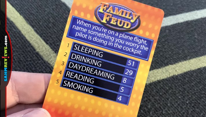 I haven't watched Family Feud in decades. That didn't stop me from picking up this Strikeout card game at thrift - even if it was incomplete! - SahmReviews.com