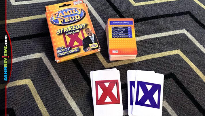I haven't watched Family Feud in decades. That didn't stop me from picking up this Strikeout card game at thrift - even if it was incomplete! - SahmReviews.com