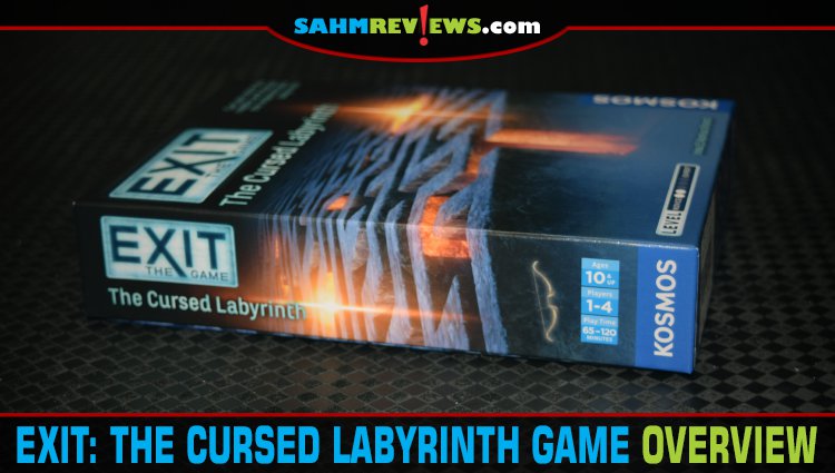 Exit: The Cursed Labyrinth from Kosmos is a mid-level difficulty escape room puzzle in the Exit: The Game series. - SahmReviews.com