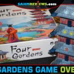 Definitely one of the tallest modern games we've played, Four Gardens by Arcane Wonders utilizes a 3D pagoda to distribute resources! - SahmReviews.com