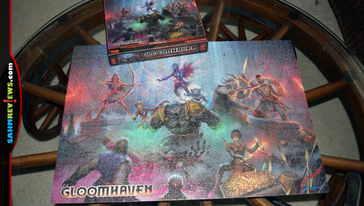 If you enjoy puzzles, it makes sense to have ones that involve your interests. The Gloomhaven jigsaw puzzle from Cephalofair Games is perfect for a gamer! - SahmReviews.com