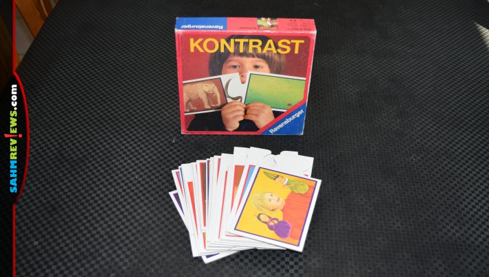 Finding like items is easy. Finding exact opposites is what you have to do in Kontrast by Ravensburger. It's this week's Thrift Treasure find! - SahmReviews.com