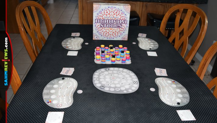 Mandala Stones by Board & Dice is their first foray into the world of abstract games (my favorite). Does it live up to my expectations? (spoiler - yes!) - SahmReviews.com