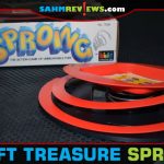 Sproing is another example of how publishers began using plastic to elevate their games. This one literally shoots cards into the air! - SahmReviews.com