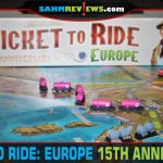 With upgraded components, Ticket to Ride: Europe 15th Anniversary edition from Days of Wonder / Asmodee is fun, functional decor. - SahmReviews.com
