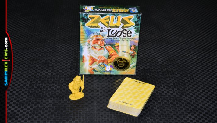 The Greek Gods throw a twist to this simple card game we found at thrift. Zeus on the Loose is this week's Thrift Treasure find! - SahmReviews.com
