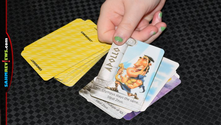 The Greek Gods throw a twist to this simple card game we found at thrift. Zeus on the Loose is this week's Thrift Treasure find! - SahmReviews.com