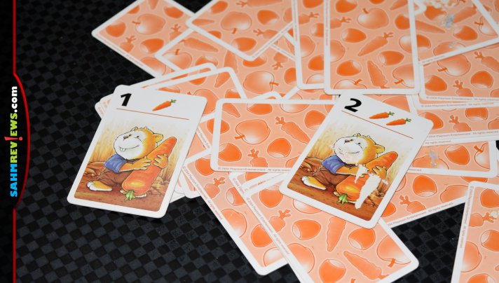 Gopher It! features a fun push-your-luck challenge while trying to collect food for the winter. This card game is this week's thrift treasure! - SahmReviews.com