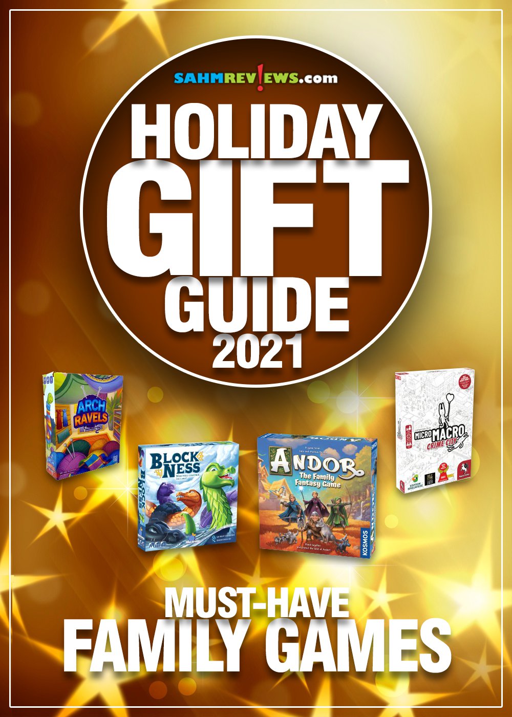Looking for family gift ideas? Games are great for bonding, entertainment, and education. Our annual Gift Guide features several game ideas!