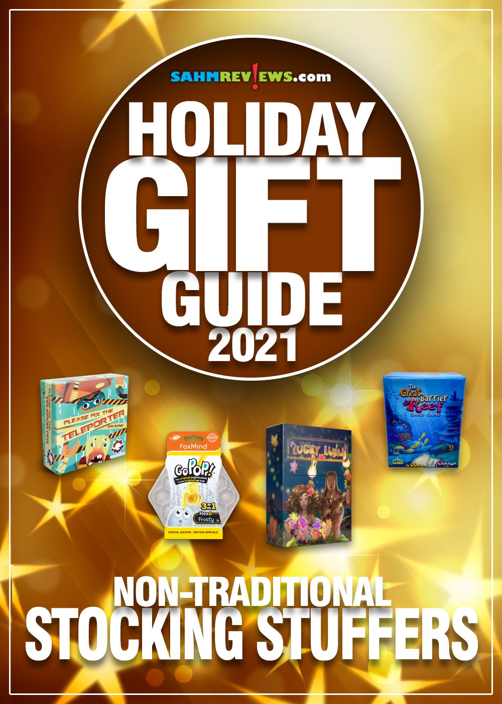 Stocking stuffers don't have to be candy and sweets. Be creative with these inexpensive game and toy ideas in our Holiday Gift Guide! - SahmReviews.com
