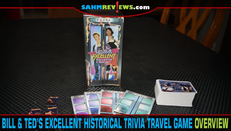 You don't have to have seen the movie to enjoy Bill & Ted's Excellent Historical Trivia Travel Game. But it certainly makes it more fun! - SahmReviews.com
