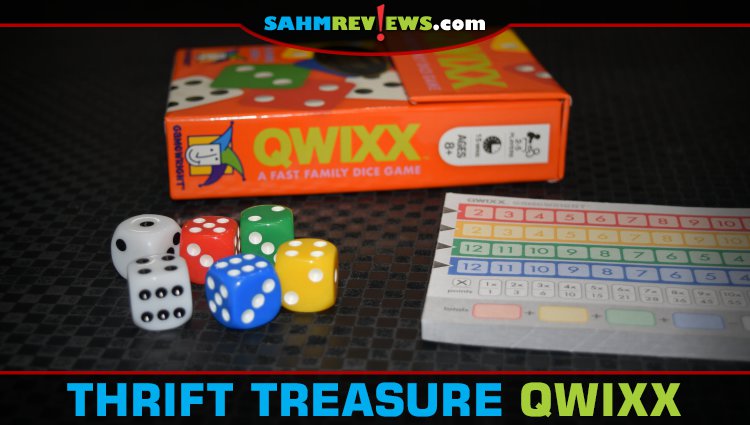 Thrift Treasure: Qwixx Roll-n-Write Game