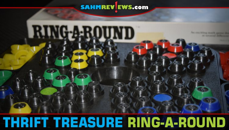 This week's thrift store find is Ring-a-Round, a dice-rolling game like Shut the Box. Plus, it is a math exercise disguised as entertainment! - SahmReviews.com