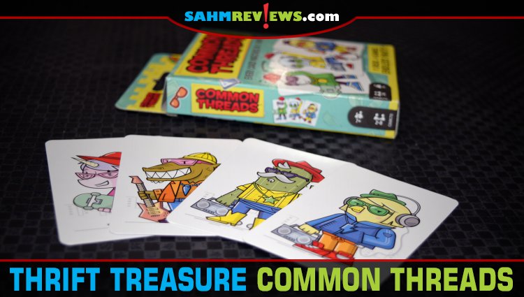This week's thrift find, Common Threads, includes four games in the box and another half dozen rulesets on Mattel's website! - SahmReviews.com