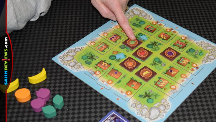 Uncomplicated instructions keep turns quick and players engaged in Juicy Fruits, a light strategy game from Capstone Games. - SahmReviews.com