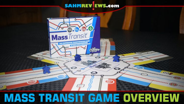 See if you can get everyone home on time when playing Mass Transit, a cooperative game from Calliope Games. - SahmReviews.com