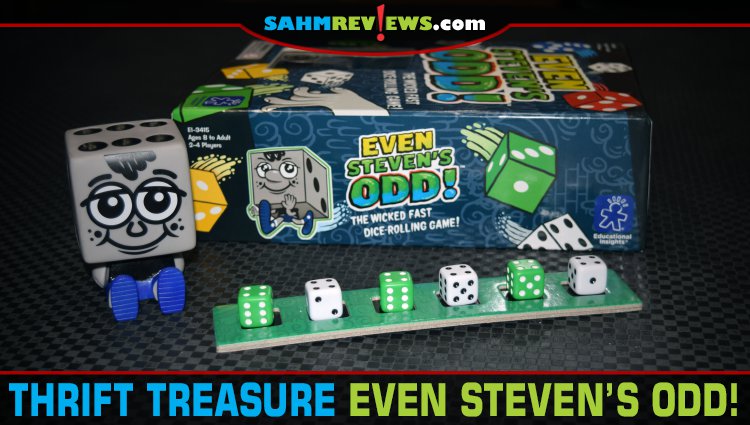 Part luck, part speed. Even Steven's Odd! is a dice game we found (twice) at thrift. Should you keep an eye out for it? - SahmReviews.com