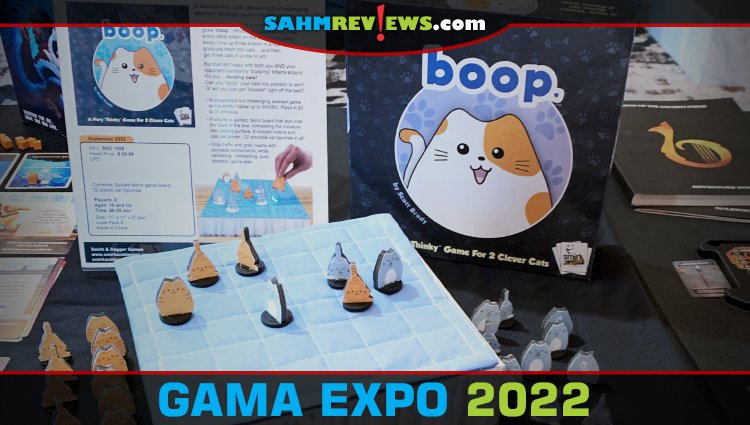 A prototype of boop cat-themed game was on display at GAMA Expo 2022. - SahmReviews.com
