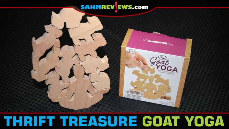 Goat Yoga is less of a game than it is an activity. It reminds us of a lot of stacking games - that's why we got this copy at thrift! - SahmReviews.com