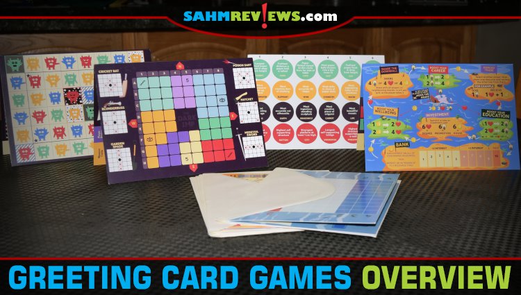 Is it a board game or a card? Ship a package of entertainment inside an envelope with Greeting Card Games by The Dark Imp. - SahmReviews.com