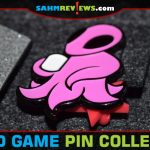 Collecting pins and buttons is one of the things we missed about board game conventions. We're finally displaying them! - SahmReviews.com