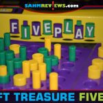 Three- or four-in-a-row games are more the norm. Fiveplay by University Games pushes you to make a pattern of five! - SahmReviews.com
