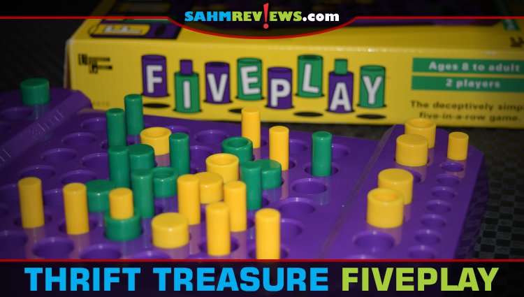 Three- or four-in-a-row games are more the norm. Fiveplay by University Games pushes you to make a pattern of five! - SahmReviews.com