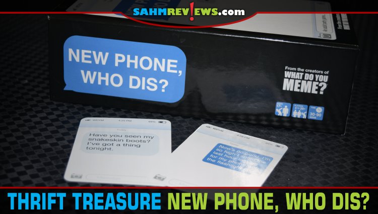 Thrift Treasure: New Phone,  Who Dis? Game