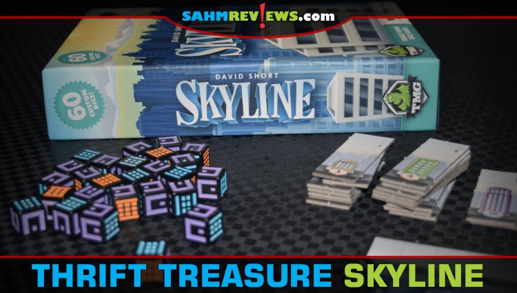 Skyline was originally a stretch goal during the Ground Floor Kickstarter. This copy popped up at the Geekway flea market! - SahmReviews.com