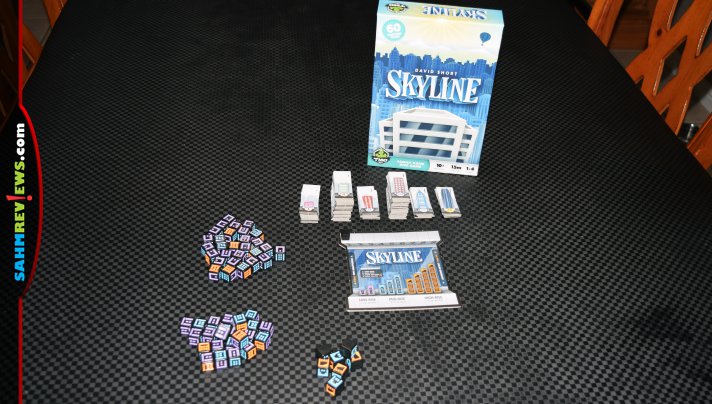 Skyline was originally a stretch goal during the Ground Floor Kickstarter. This copy popped up at the Geekway flea market! - SahmReviews.com