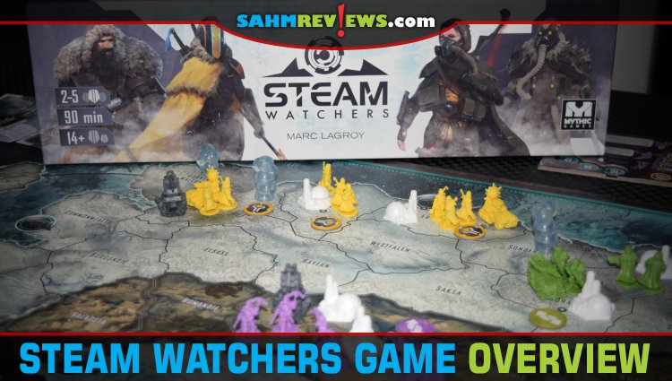 The earth has become a frozen tundra. Harvest the power of the steam columns in Steamwatchers battle game from Mythic Games. - SahmReviews.com