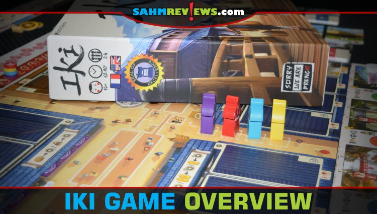 You won't look at an outdoor market the same after playing Iki, a strategy game from Hachette Gigamic. - SahmReviews.com