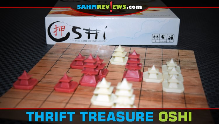 I had heard about Oshi after designing Gekitai but had never played it. Geekway afforded the opportunity to buy a copy for cheap! - SahmReviews.com