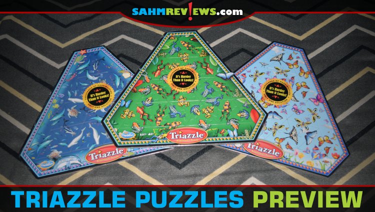 Triazzle puzzles are back this summer from ThinkFun! Find out when you can get your hands on these classic brainteaser challenges! - SahmReviews.com