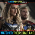 Marvel Studios answers a lot of questions in the Thor storyline in Thor: Love and Thunder including the introduction of Mighty Thor. - SahmReviews.com