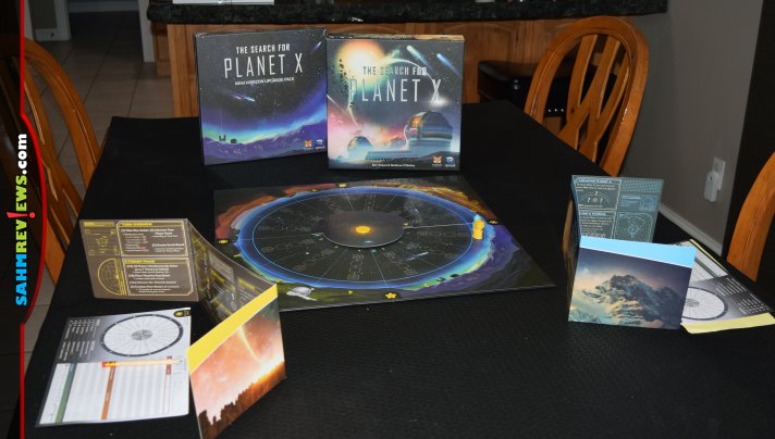 The Search for Planet X from Renegade Games Studios and Foxtrot Games is a competitive logic and deduction game for 1-4 players. - SahmReviews.com