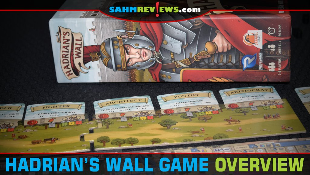 Hadrian's Wall game box with board and cards. - SahmReviews.com