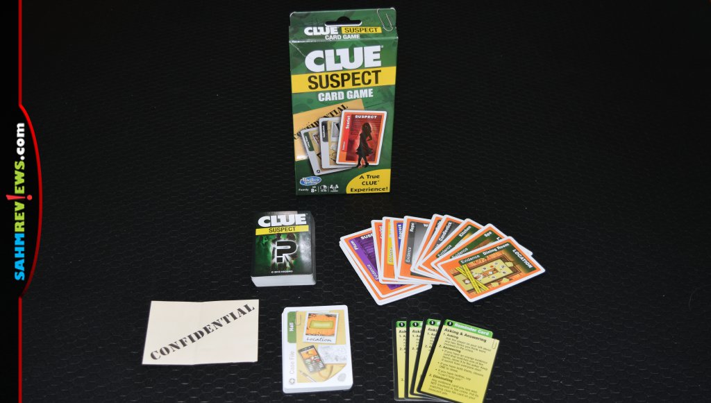 Clue Suspect - Box contents