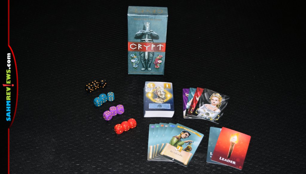 Crypt Game - contents of box