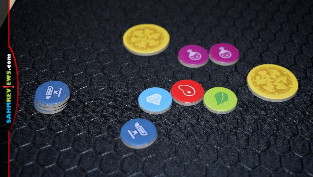 Goods tokens and coins for Flamecraft from Lucky Duck Games. - SahmReviews.com