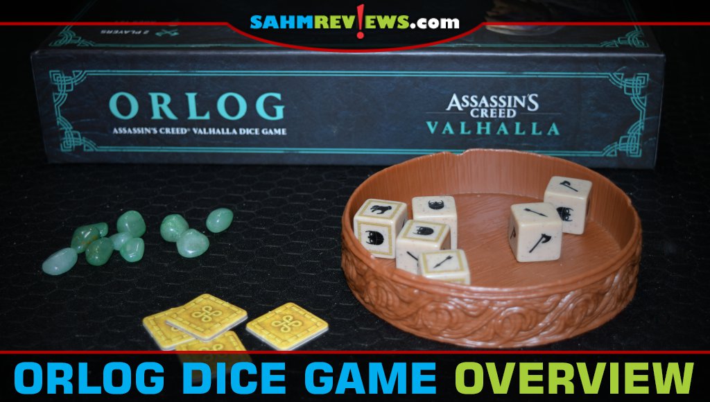 Orlog Dice Game - Featured photo of box and components.