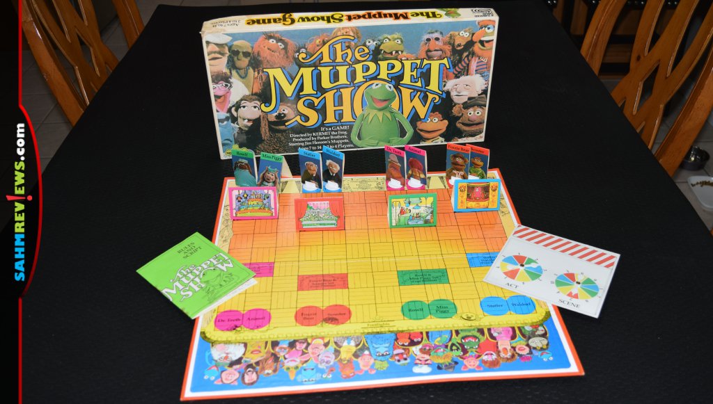 The Muppet Show Game - A photo of the entire game setup and ready to play.