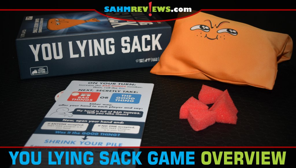 Penn Jillette worked his magic off the stage and created You Lying Sack, a bluffing party game published by Exploding Kittens. - SahmReviews.com