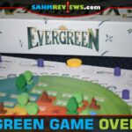 Create the most lush planet by growing trees in Evergreen, a board game from Horrible Guild. - SahmReviews.com